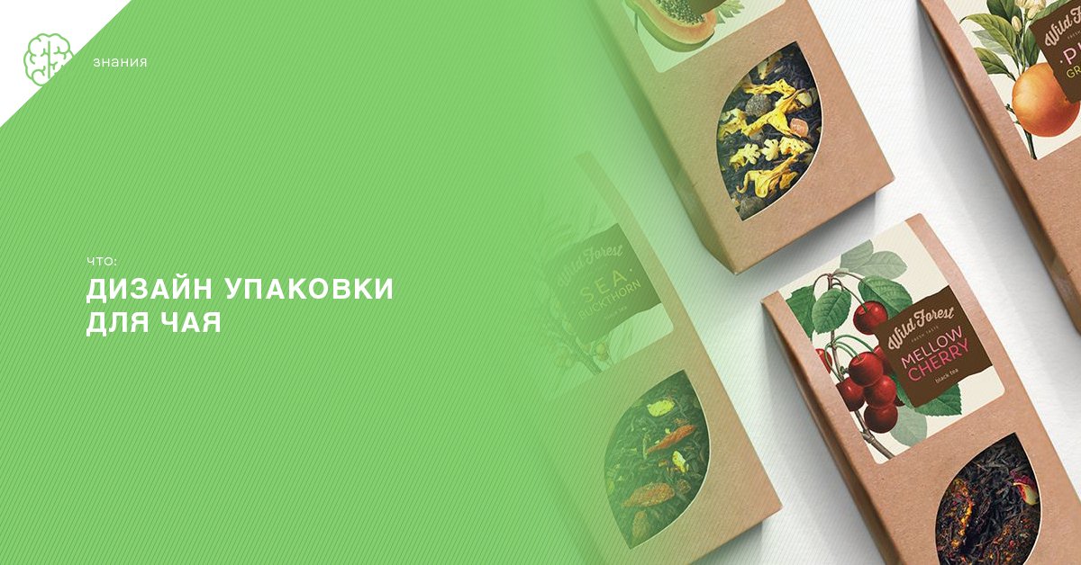 Упаковка чая: конструкция и дизайн